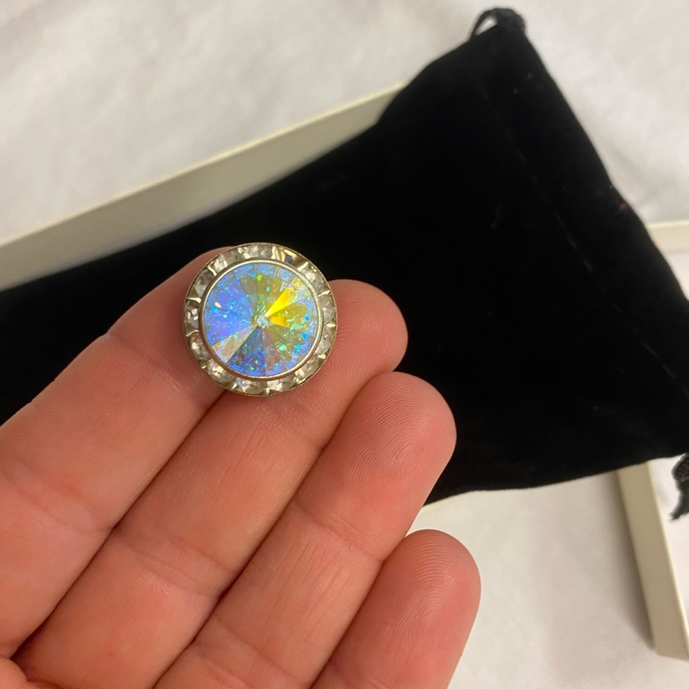 AB stone Jim Ball Earrings
